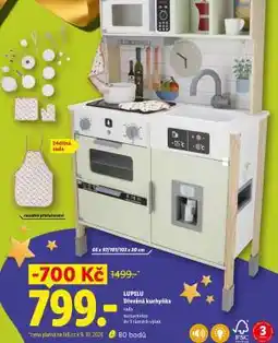 Lidl LUPILU Dřevěná kuchyňka nabídka
