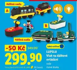 Lidl LUPILU Vlak na dálkové ovládání nabídka