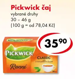 CBA Pickwick čaj nabídka
