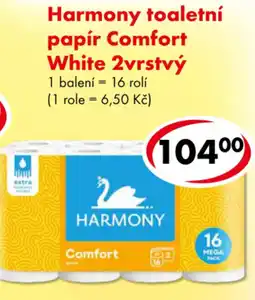 CBA Harmony toaletní papír Comfort White 2vrstvý nabídka