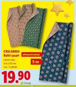 Lidl Crelando BALICÍ PAPÍR nabídka
