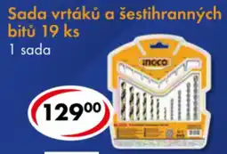 CBA Incco sada vrtáků a šestihranných bitů nabídka