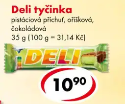 CBA Deli tyčinka nabídka