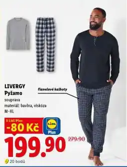 Lidl LIVERGY PYŽAMO nabídka