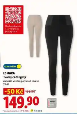 Lidl esmara TVARUJÍCÍ DŽEGÍNY nabídka