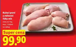 Lidl Kuřecí prsní a stehenní řízky MIX nabídka