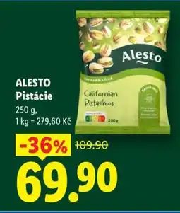 Lidl Alesto PISTÁCIE nabídka