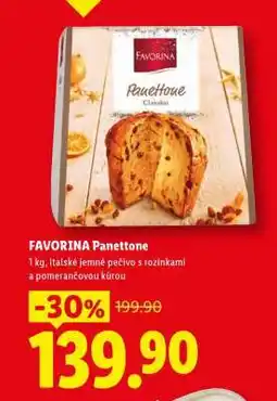Lidl FAVORINA Panettone nabídka