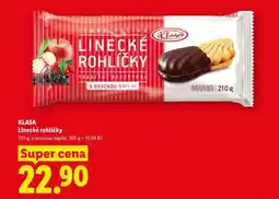 Lidl KLASA Linecké rohlíčky nabídka