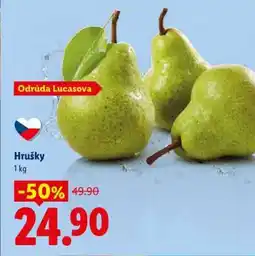 Lidl HRUŠKY nabídka