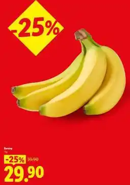 Lidl Banány nabídka