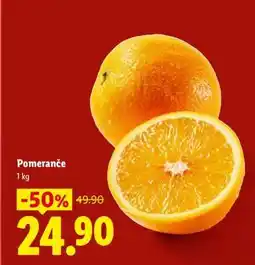 Lidl Pomeranče nabídka