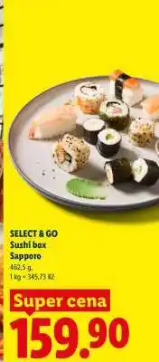 Lidl SELECT & GO Sushi box Sapporo nabídka