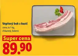 Lidl Vepřový bok s kostí nabídka