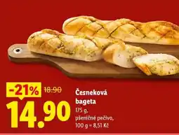 Lidl ČESNEKOVÁ BAGETA nabídka