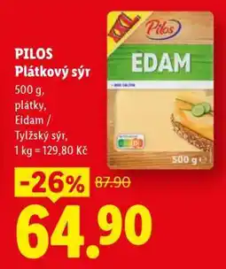 Lidl PILOS Plátkový sýr nabídka
