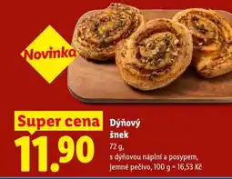 Lidl Dýňový šnek nabídka