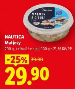 Lidl NAUTICA Matjesy nabídka