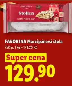 Lidl FAVORINA Marcipánová štola nabídka