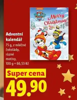 Lidl ADVENTNÍ KALENDÁŘ nabídka