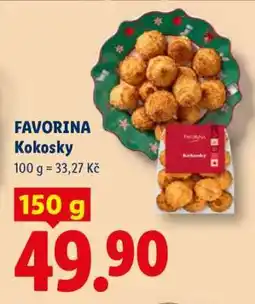Lidl FAVORINA Kokosky nabídka