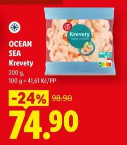Lidl OCEAN SEA Krevety nabídka