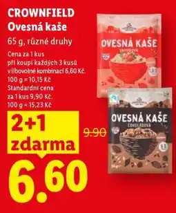 Lidl CROWNFIELD OVESNÁ KAŠE nabídka