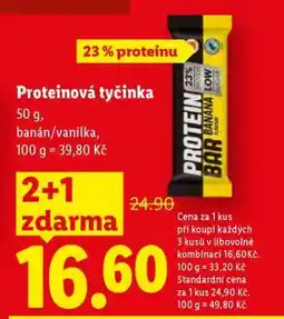 Lidl Proteinová tyčinka nabídka