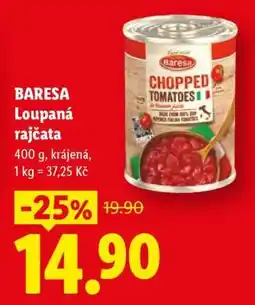 Lidl Baresa Loupaná rajčata nabídka