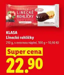Lidl KLASA Linecké rohlíčky nabídka