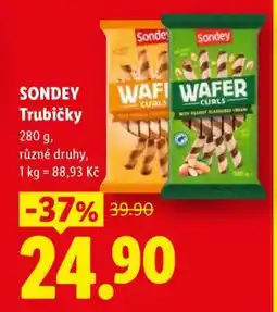 Lidl SONDEY Trubičky nabídka
