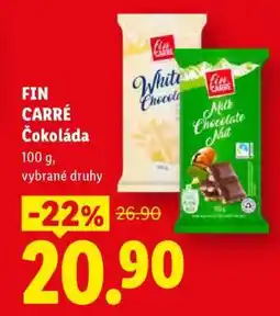 Lidl Fin Carre Čokoláda nabídka