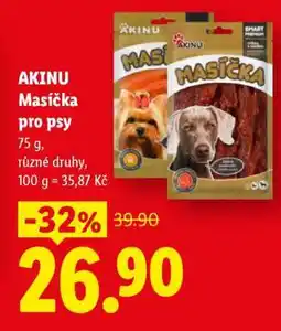 Lidl Akinu Masíčka pro psy nabídka