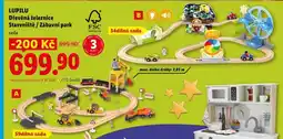 Lidl LUPILU Dřevěná železnice Staveniště / Zábavní park sada nabídka