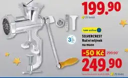 Lidl Silvercrest Ruční mlýnek na maso nabídka
