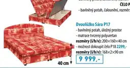 IDEA nábytek Dvoulůžko Sára P17 nabídka