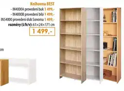 IDEA nábytek Knihovna best nabídka