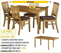 IDEA nábytek Stůl 4840 - Dub nabídka