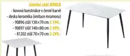 IDEA nábytek Jidelní stůl adria nabídka
