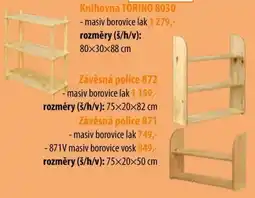 IDEA nábytek Knihovna torino 8030 nabídka