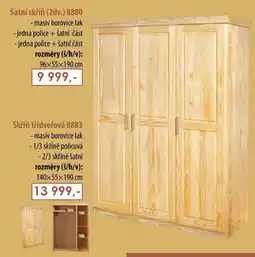 IDEA nábytek Šatní skříň 8880 nabídka