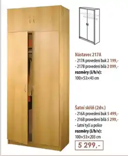 IDEA nábytek Šatní skříň (2dv.) nabídka
