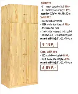 IDEA nábytek Šatní skříň 860 nabídka