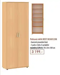IDEA nábytek BEST policová skříň IN5001298 nabídka