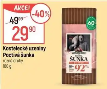 Kostelecké uzeniny Poctivá šunka