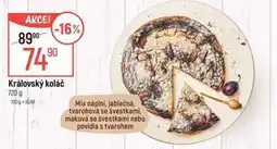 Globus Královský koláč nabídka