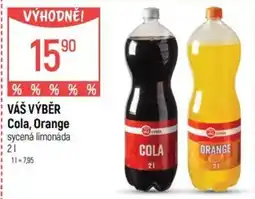 Globus Vista Cola, Orange sycená limonáda nabídka