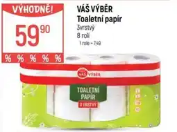 Globus Váš výběr toaletní papír nabídka