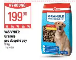 Globus Váš výběr granule pro dospělé psy nabídka