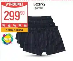 Globus Boxerky - pánské nabídka